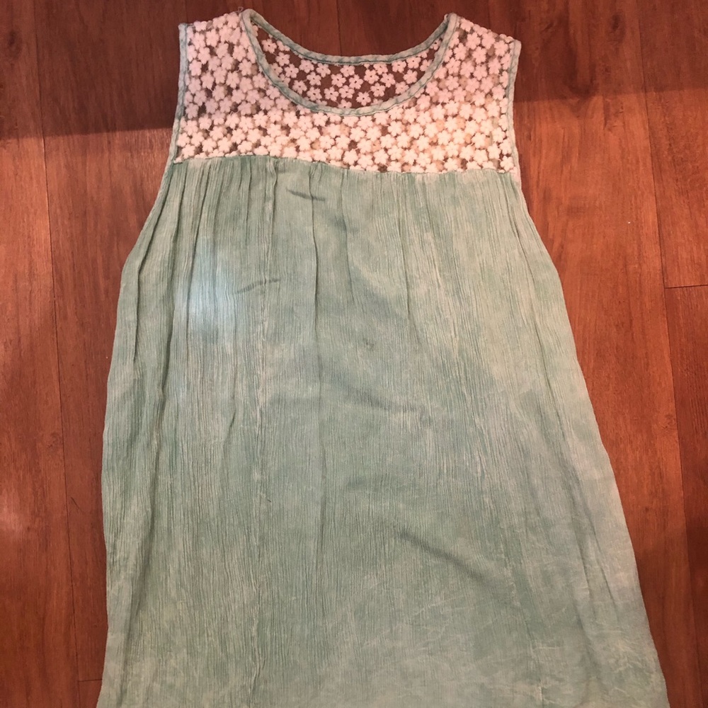 Boutique Mint/ Sea Foam Green Long Top